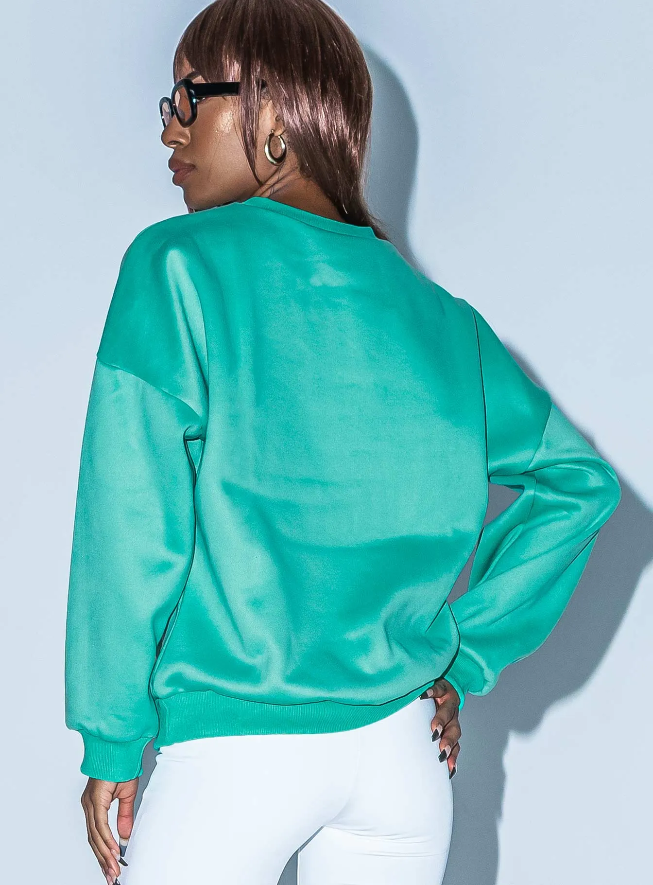 All Things Nice Sweater Green