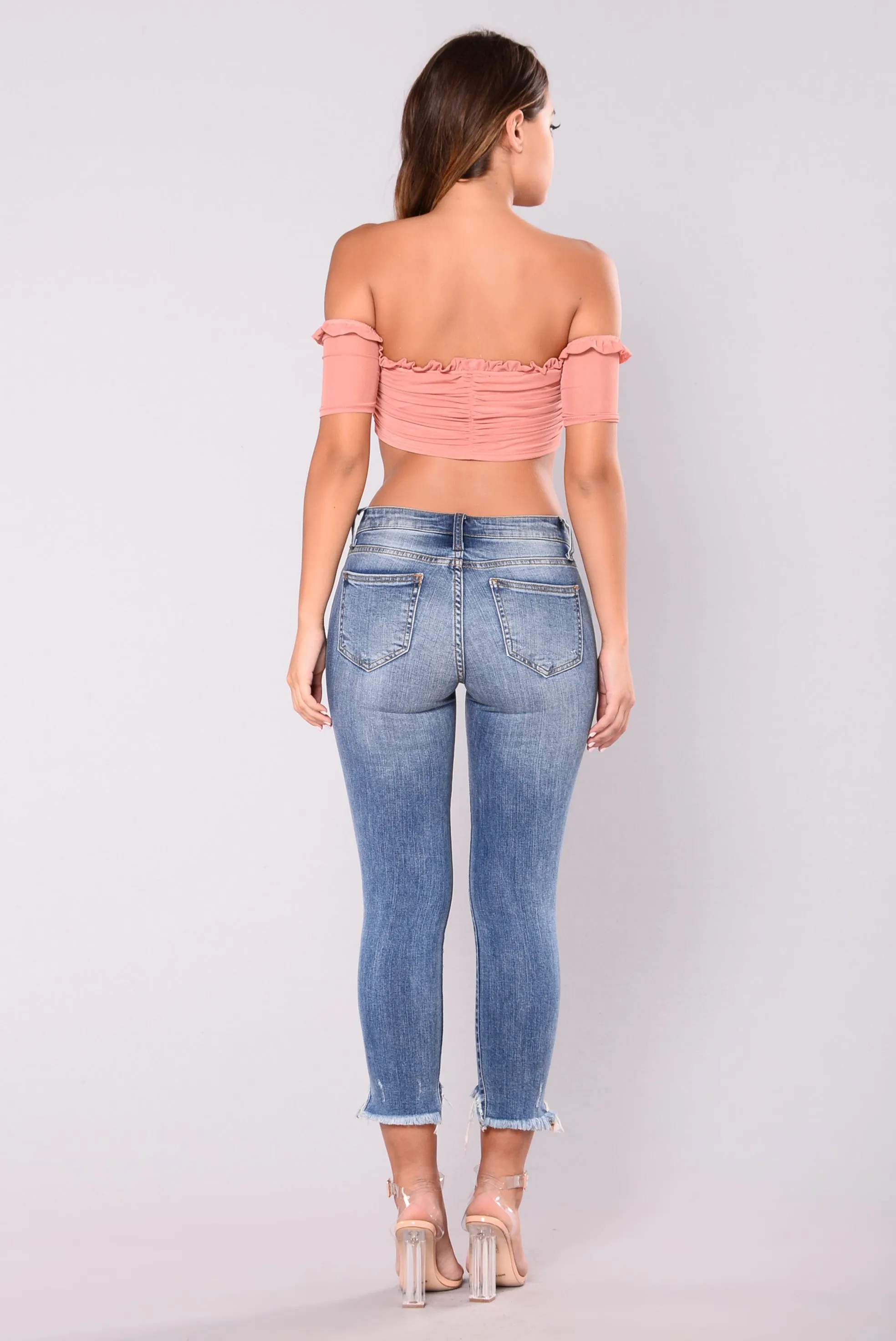 Anita Mesh Top - Mauve