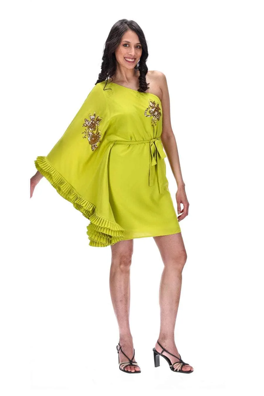 Arielellow Off Shoulder Dress