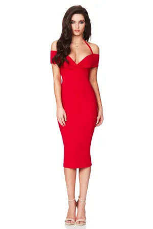 Athena Off Shoulder Midi