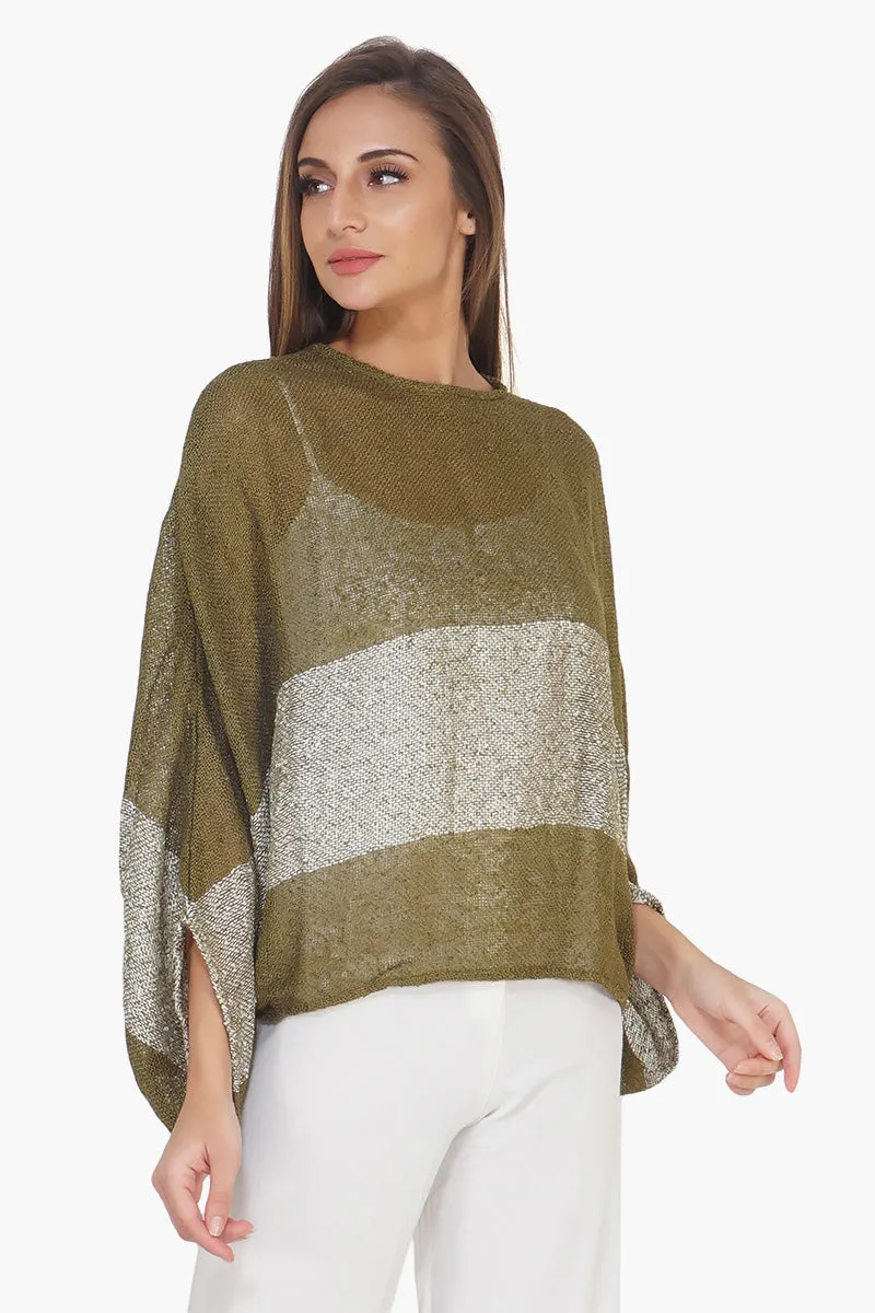 Boucle Kimono Top