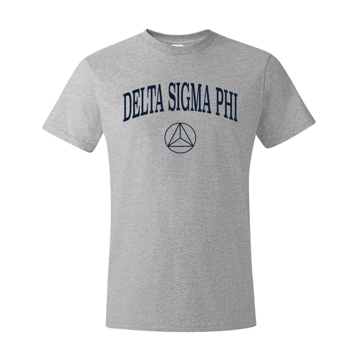 Delta Sig Heather Gray Symbol Tee
