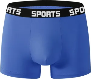 Mens Boxer Briefs Cotton Underwear Comfy Breathable Sport Short Leg Boxer Briefs Mens Sexy Underwear for Straight Men