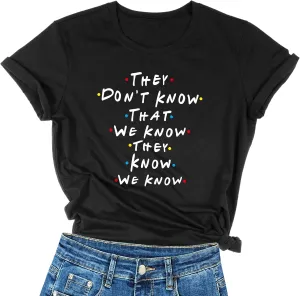 MIMOORN Women O Neck Graphic Funny Cute T Shirt Tops Tee