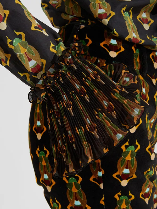Nefertiti Shirt in Scarab