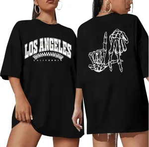Oversized Baseball Shirt for Women Baseball Season Tshirt Women Sport Team Fans Short Sleeve Tee