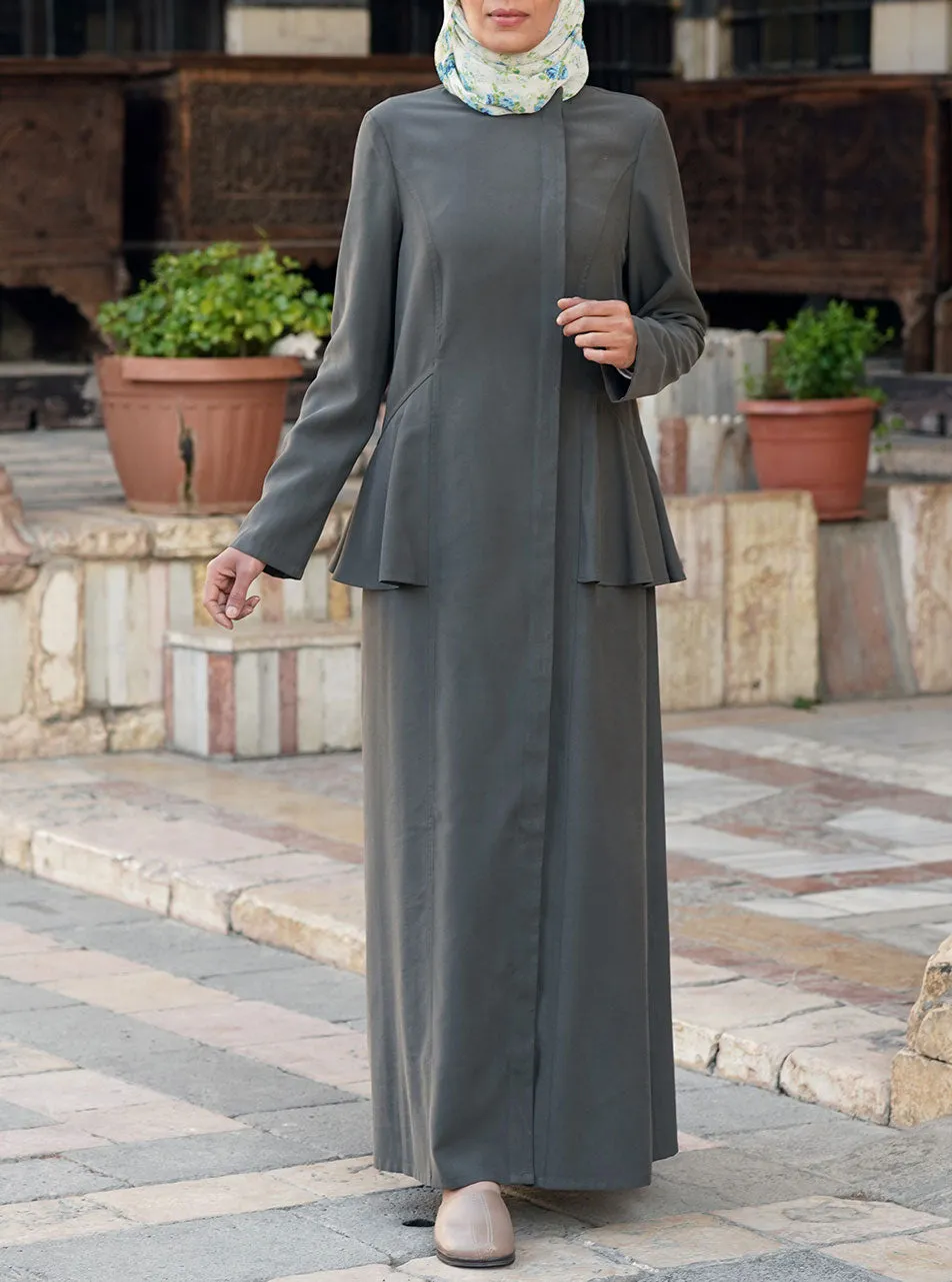 Peplum Maxi Dress