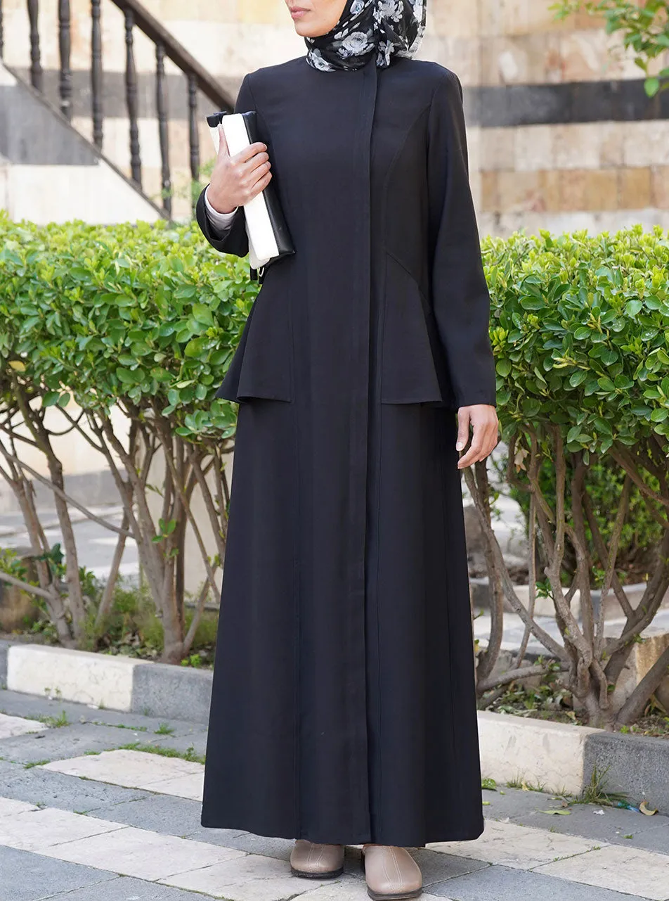 Peplum Maxi Dress