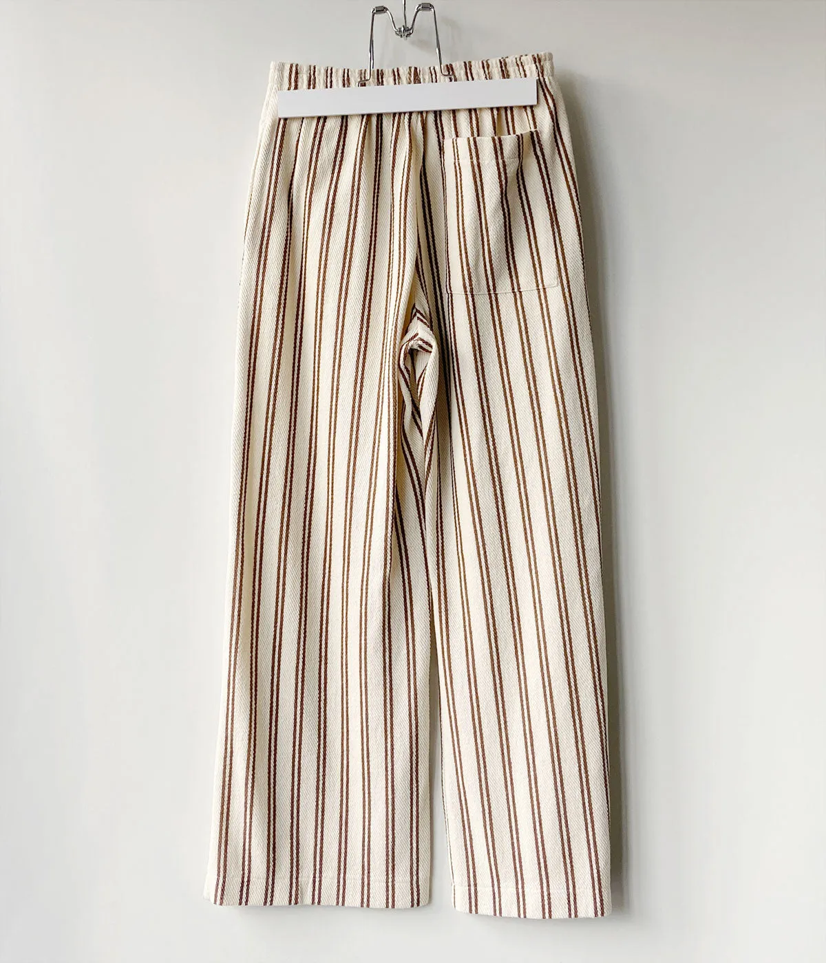 PHEENY/COTTON INRAY STRIPE PANTS WITH APRON(IVORY)