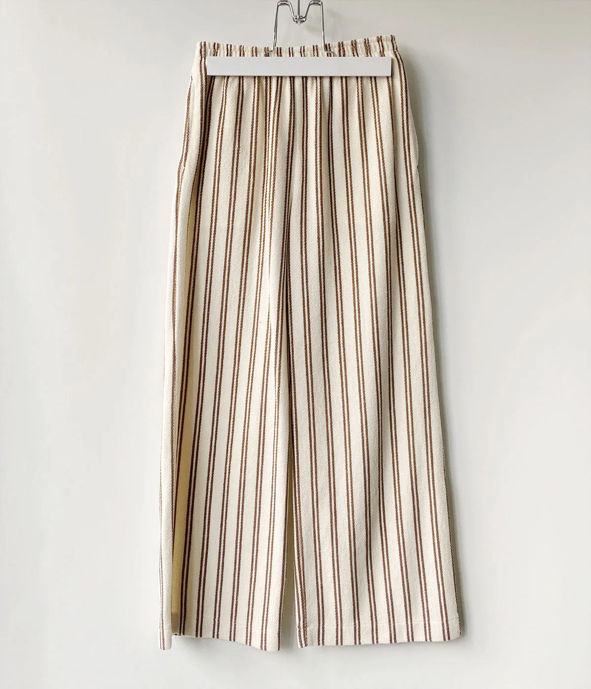 PHEENY/COTTON INRAY STRIPE PANTS WITH APRON(IVORY)