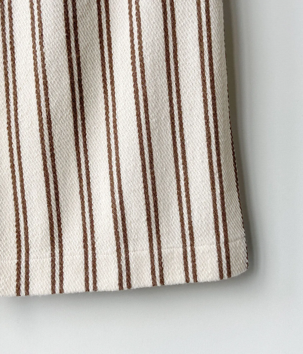 PHEENY/COTTON INRAY STRIPE PANTS WITH APRON(IVORY)
