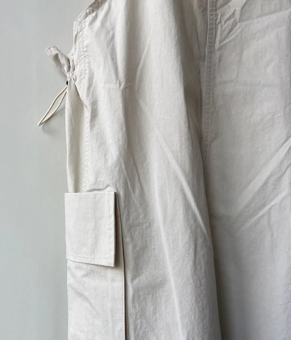 PHEENY/COTTON NYLON DUMP SALVAGE TROUSERS(BEIGE)