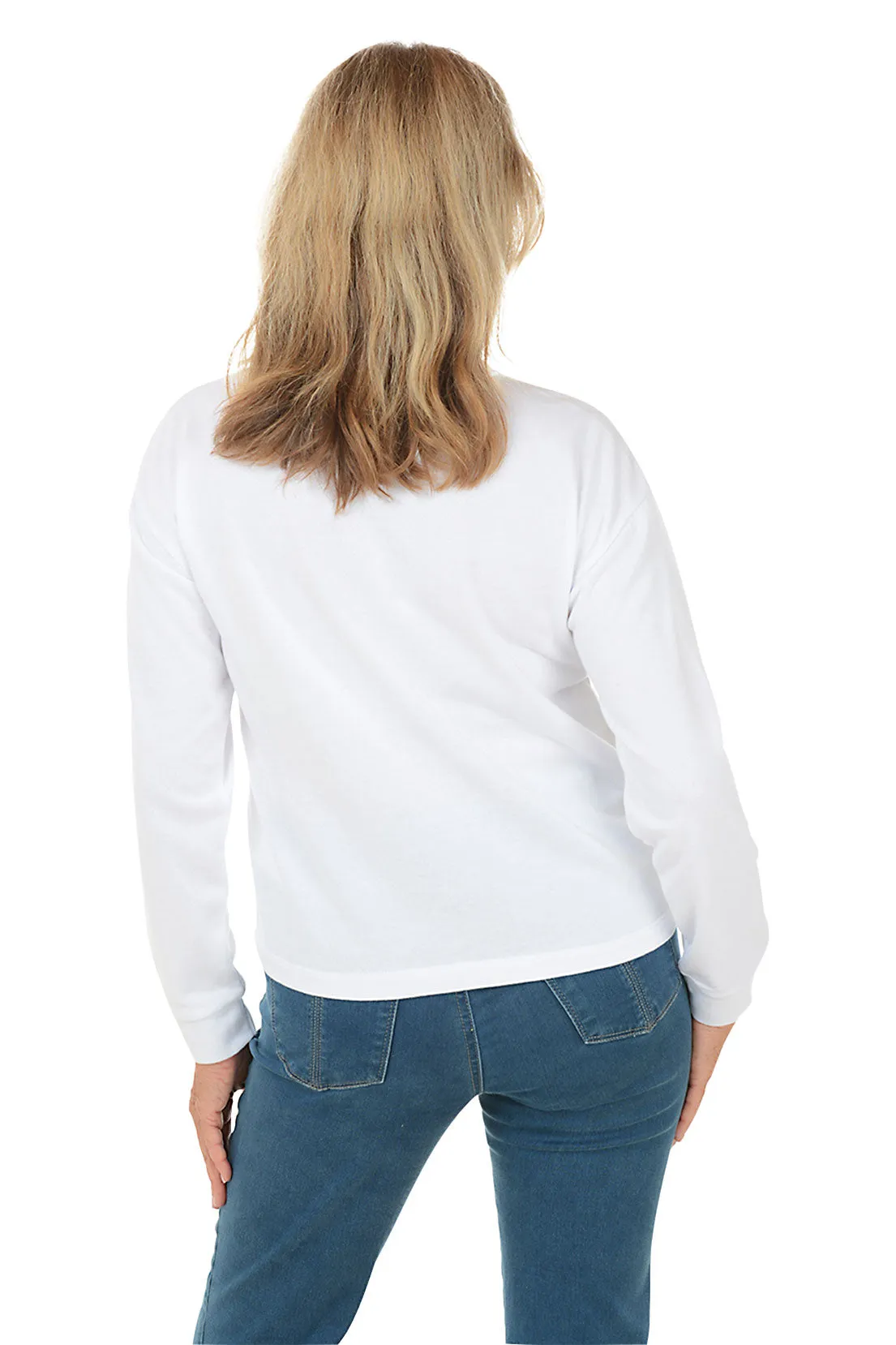 Pleated Peplum Sweatshirt