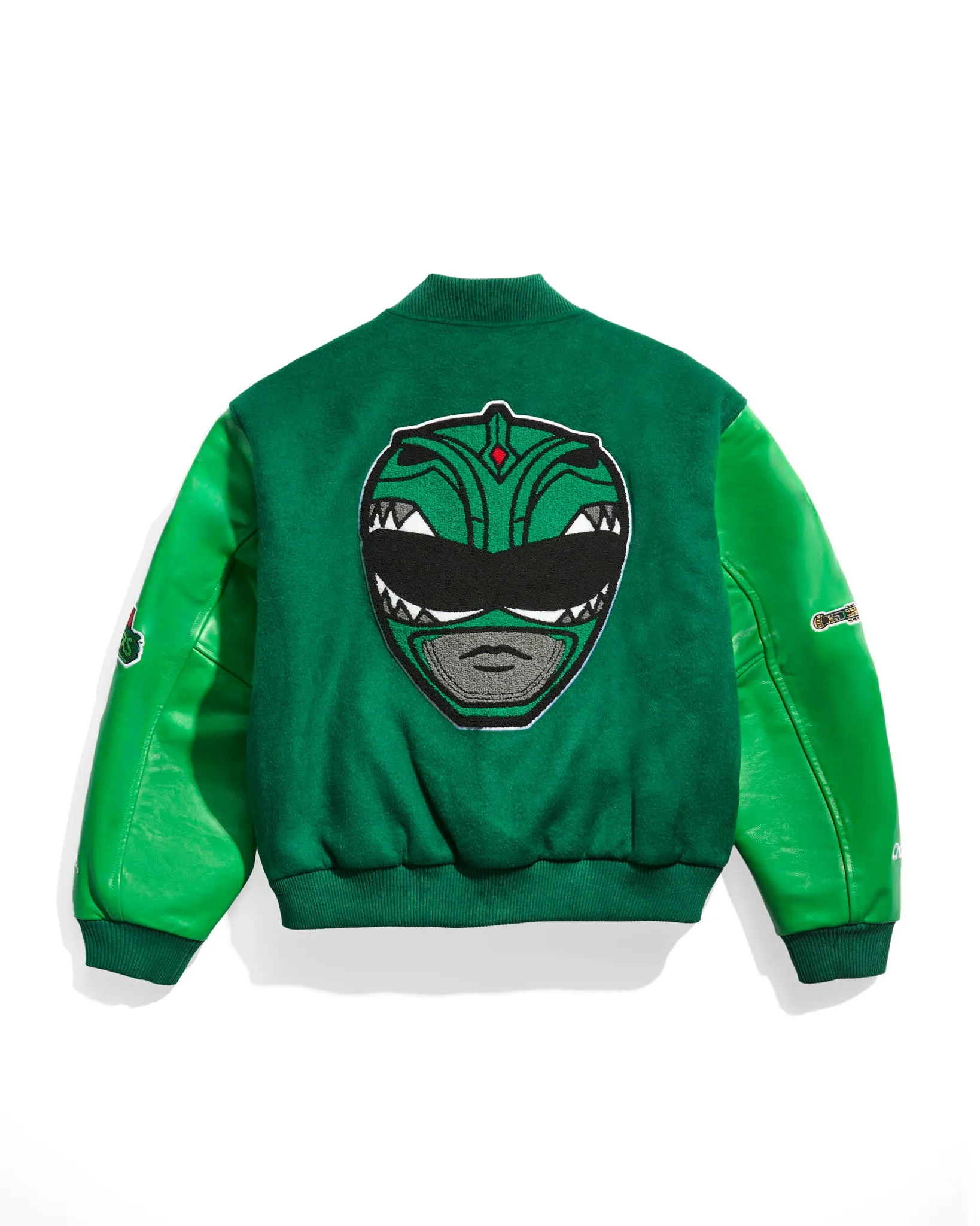 Power Rangers Green Varsity Jacket