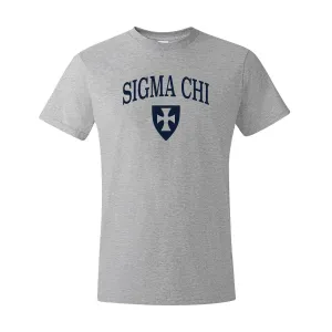 Sigma Chi Heather Gray Symbol Tee