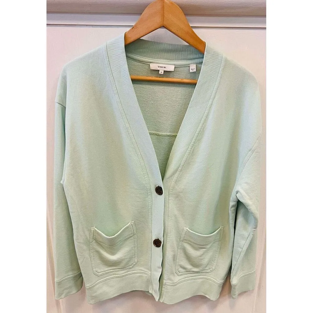 Vince Oversized Button Up Cardigan - Size XS