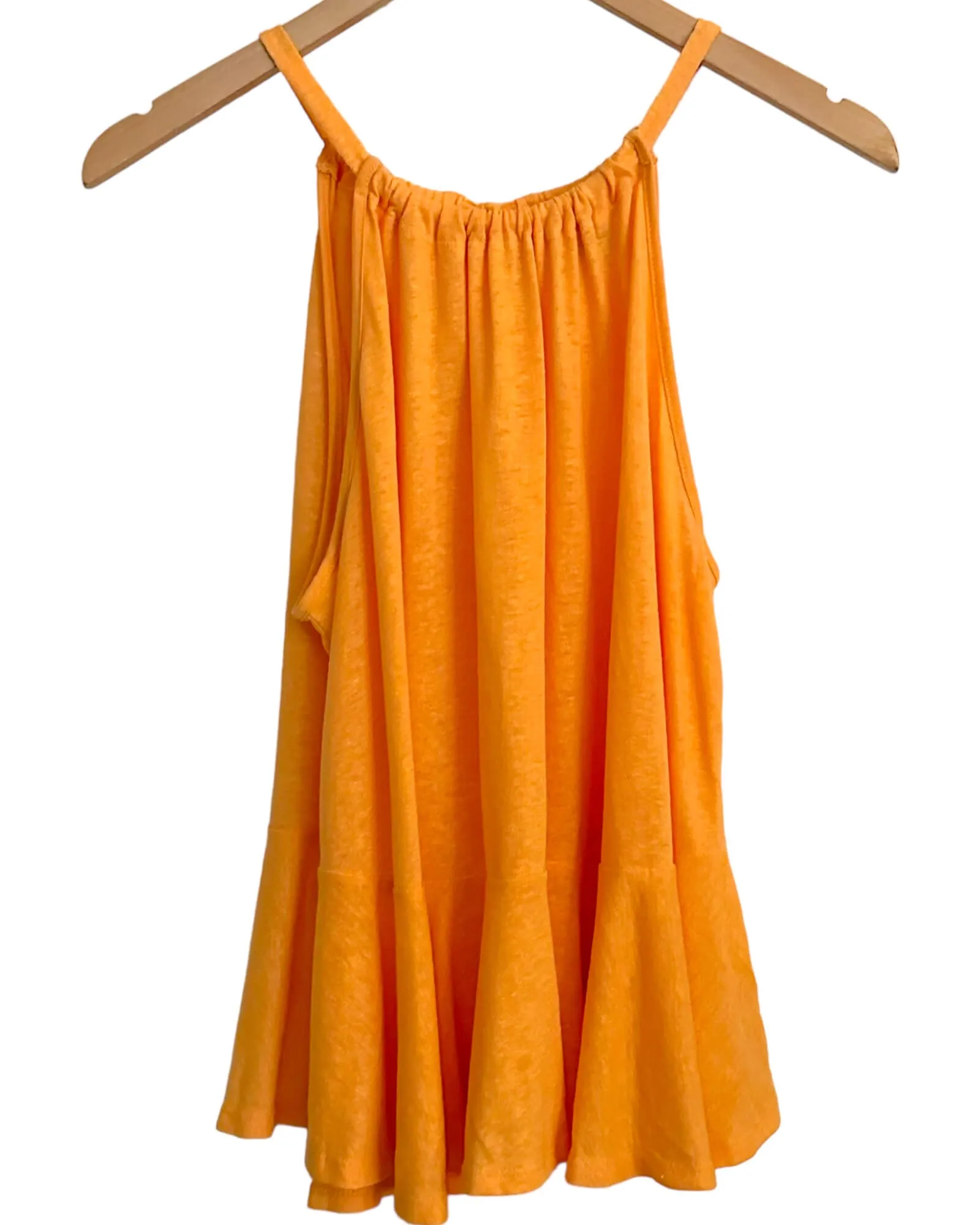 Warm Autumn Sunset Peplum Swing Top