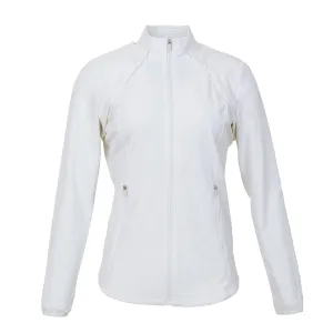 Wind Jacket with Removable Sleeves White
