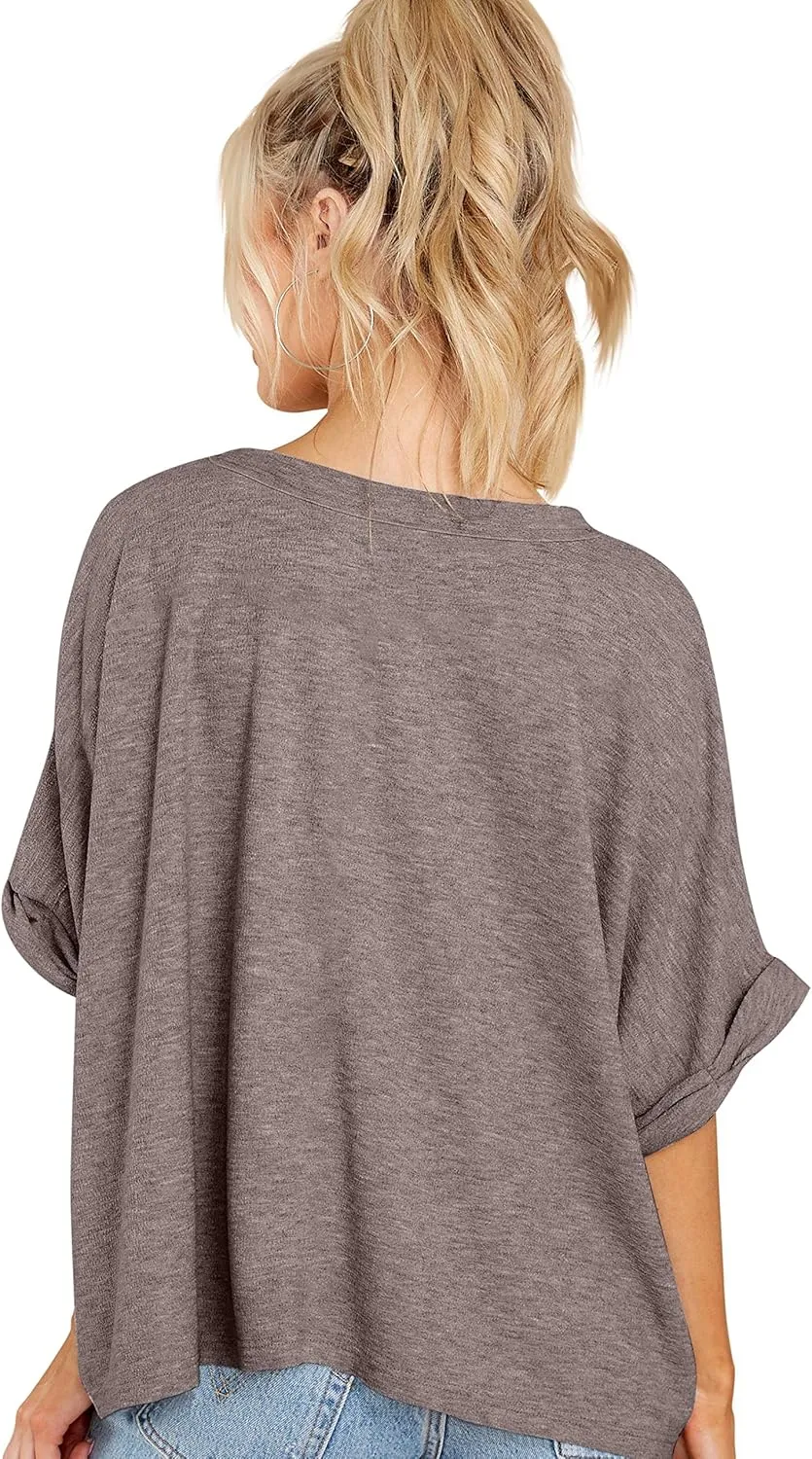 Women Oversized T Shirt Short Sleeve Loose Casual Basic Shirts Summer Tee Tops